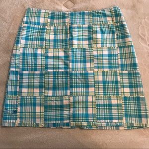 Lily Pulitzer plaid skirt